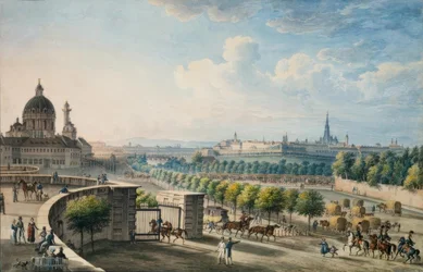 Viena desde el Palacio Schwarzenberg / Antiguo